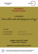 II Conferenza - Progetto Educativo Antimafia 2007-2008