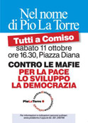 Tutti a Comiso nel nome di Pio La Torre