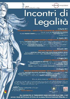 Incontri di Legalità<br>
II Incontro