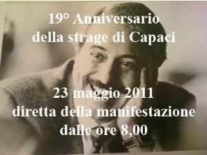 19° Anniversario della strage di Capaci