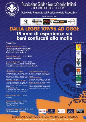 Dalla legge 109/96 ad oggi:<br>
15 anni di esperienza sui beni confiscati alla mafia