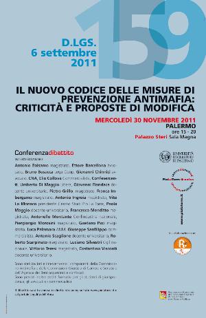 D.LGS. 6 settembre 2011 n°159