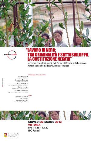 Lavoro in nero: tra criminalità e sottosviluppo. La costituzione negata.
