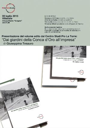Presentazione del volume “Dai giardini della Conca d’Oro all’impresa” <i>di Giuseppina Tesauro</i>