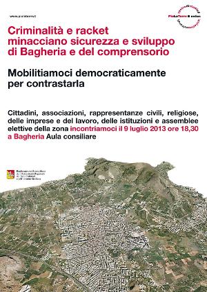 Criminalità e racket minacciano sicurezza e sviluppo di Bagheria e del comprensorio