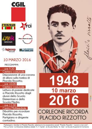 Corleone ricorda Placido Rizzotto