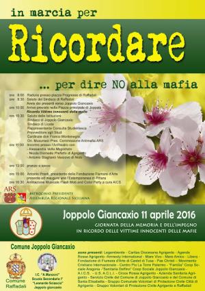 IN MARCIA PER RICORDARE