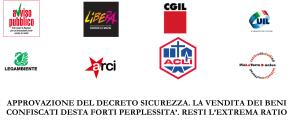 APPROVAZIONE DEL DECRETO SICUREZZA