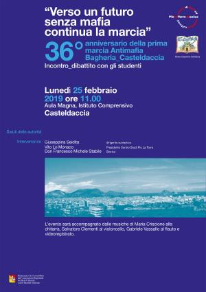36° anniversario della prima marcia Antimafia Bagheria-Casteldaccia