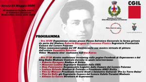 65° Anniversario della morte di Salvatore Carnevale - Sindacalista ucciso dalla mafia