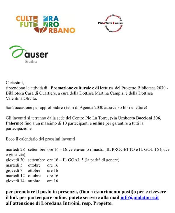 Promozione culturale e di lettura
